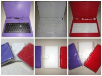 Funda Protectora Con Teclado para Tablet 7" - De Colores - ¡Nuevas!. (Lila,Blanca,Roja,Rosa,Azul y Negra)